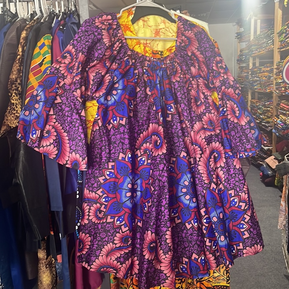 Women off shoulder fleared dress - Picture 4 of 4